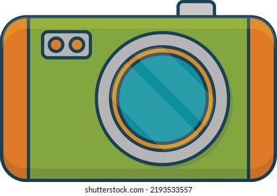 IoT Security Monitoring Vector Icon Design, Wearable Technology Symbol, Personal Internet Of Things Sign, Tech Togs Stock Illustration, Baby Monitor Camera Concept