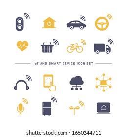 IoT AND SMART DEVICE ICON SET