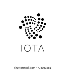 IOTA Crypto Virtual Coin, Vector, Illustration, Eps File