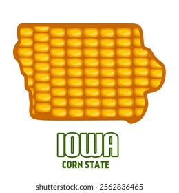 Iowa Corn State Design Perfect for Print, Apparel, etc