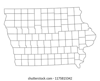 Iowa County Map