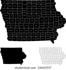 Iowa Map 