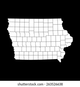 Iowa map