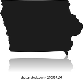 Iowa map