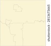 Iowa State Jones County vector Census Tract polygon based on Tiger 2020 Census Data