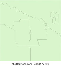 Iowa State Marion County vector Census Tract polygon based on Tiger 2020 Census Data