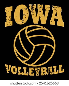 Iowa Volleyball Classic Antiguas Angustiado