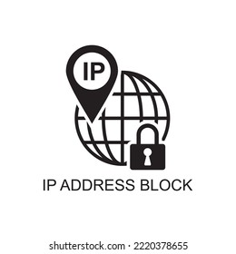 ip address block icon , communication icon