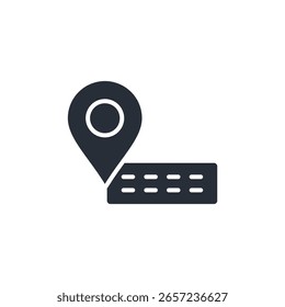icono de Dirección ip. Vector. Trazo editable. signo de estilo lineal para uso Diseño web, logotipo. Ilustración de símbolo.