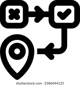 IP Address Spoofing Outline Icon