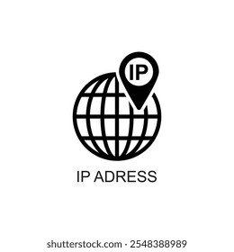 ícone endereço ip , ícone rede