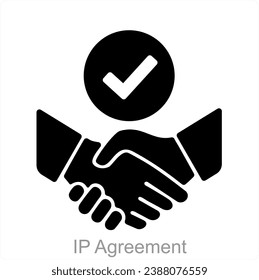 Concepto de icono de acuerdo IP