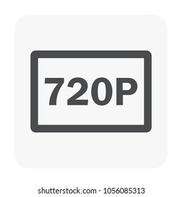 Ip camera and equipment icon on white.