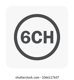Ip camera and equipment icon on white.