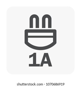 Ip camera and equipment icon on white.