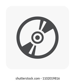 Ip camera and equipment icon on white.