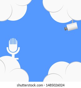 IP camera and podcast microphone