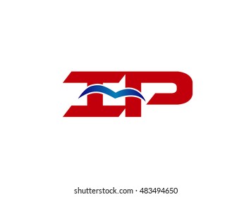 ip company linked letter logo
