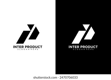 IP Letter Logo, PI logo Design Template Vector Illustration