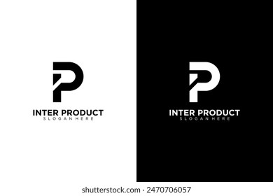 IP Letter Logo, PI logo Design Template Vector Illustration