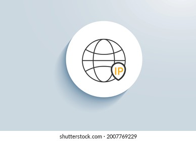 IP Reputation icon vector design