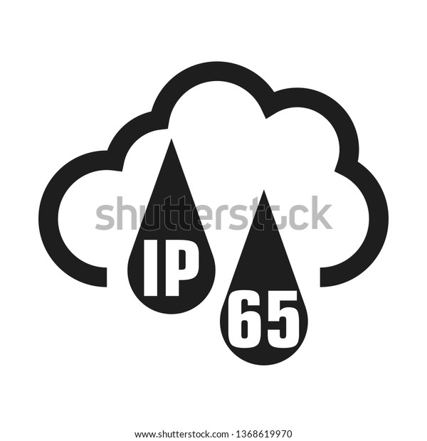 Ip65 Protection Certificate Standard Icon Water Stock Vector (Royalty ...