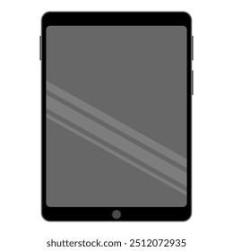 ipad modell flach design schwarz farbe