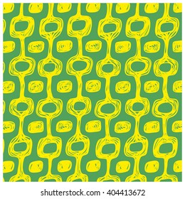 Ipanema beach pattern set. Vector illustration. Brazil, Rio style pattern. Ipanema, Brazil, Rio pattern.