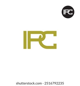 IPC-Logo-Buchstabe Monogramm-Design