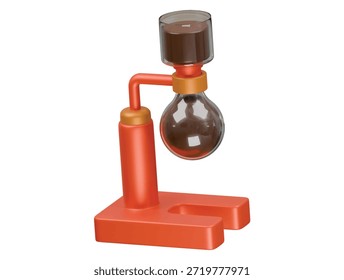 iphon Kaffee Symbol 3D-Illustration rendern