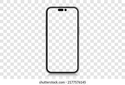 Iphone 14 Pro Max Mockup New Stock Vector (Royalty Free) 2177576145 ...