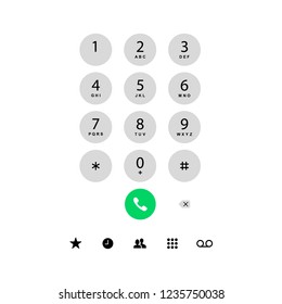  
 Iphone keypad with numbers and letters for touchscreen device. Keyboard template in touchscreen device. User interface keypad for smartphone.Vector illustration.
 - Shutterstock ID 1235750038