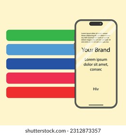 An iPhone mockup for social media promotion