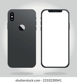 Iphone X 2017. Vector illustraion.