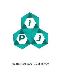 IPJ creative minimalist letter logo. IPJ unique vector initials alphabet letter logo design
