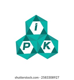 IPK creative minimalist letter logo. IPK unique vector initials alphabet letter logo design
