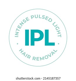 IPL Laser hair removal verctor illustration concept