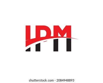 IPM Letter Initial Logo Design Vector Illustration