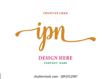 IPN lettering logo is simple, easy to understand and authoritative