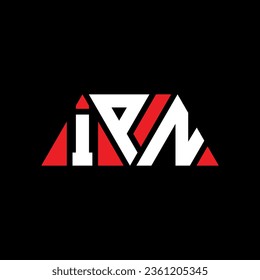 IPN triangle letter logo design with triangle shape. IPN triangle logo design monogram. IPN triangle vector logo template with red color. IPN triangular logo Simple, Elegant, and Luxurious design.