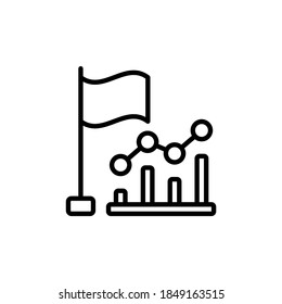 IPO icon in vector. Logotype