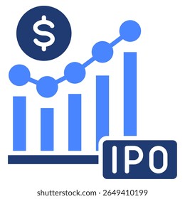 Elemento De Icono De Mercado De Ipo Para Diseño
