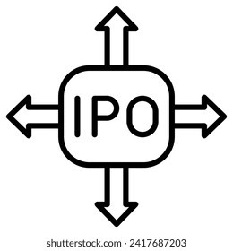IPO-Symbol-Linie, Vektorgrafik