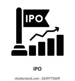 IPO  Vector Icon which can easily modify or edit
