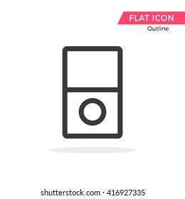 Ipod Vector Object Picture Image Graphic Glyph Outline Icon