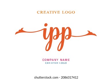IPP lettering logo is simple, easy to understand and authoritative