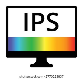 Ips display technology: enhanced color accuracy and wide viewing angles.