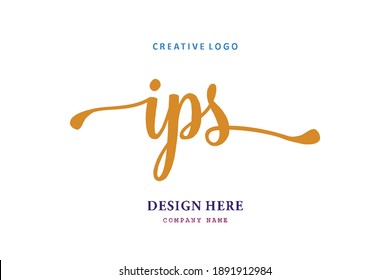 IPS lettering logo is simple, easy to understand and authoritative