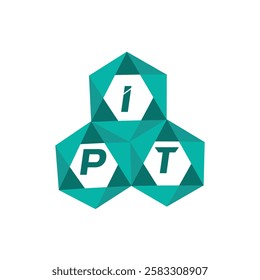 IPT creative minimalist letter logo. IPT unique vector initials alphabet letter logo design
