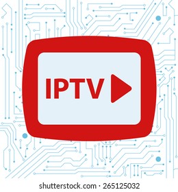 Iptv Concept With Integrated Circuits